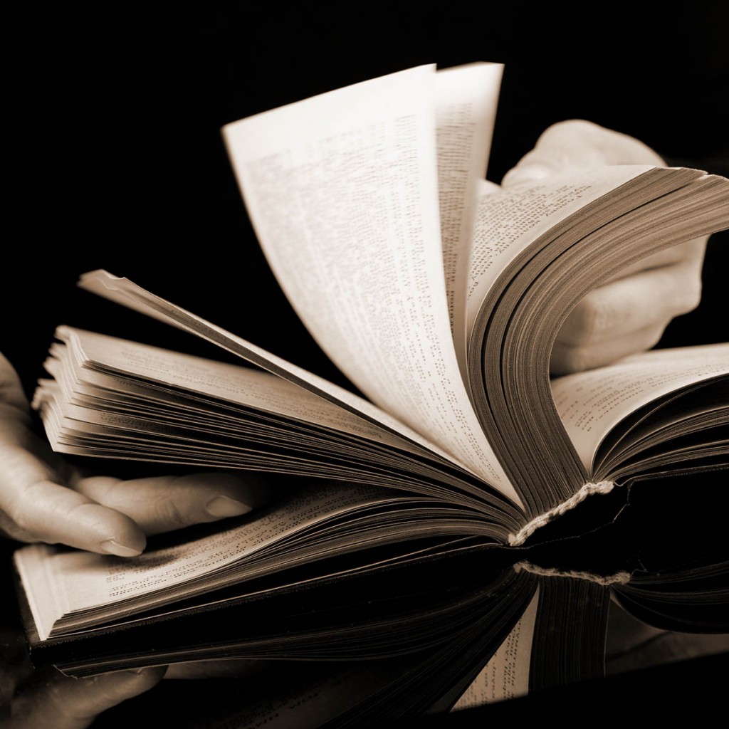 publishing book in hands